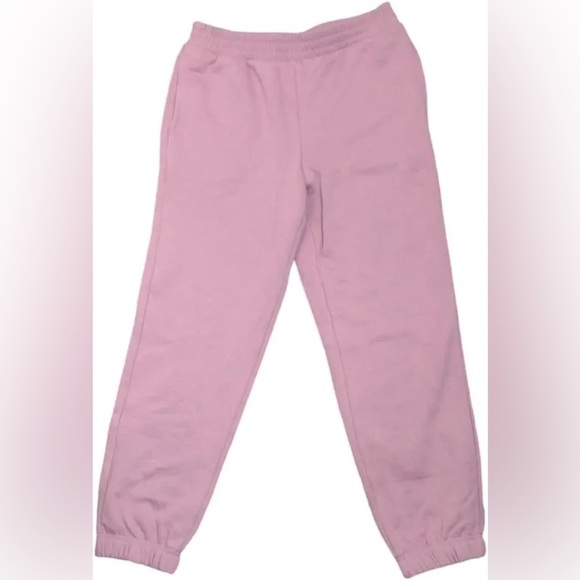 Pink sweatpants size xl 14/16 almost brand new ( worn once) - Picture 1 of 1